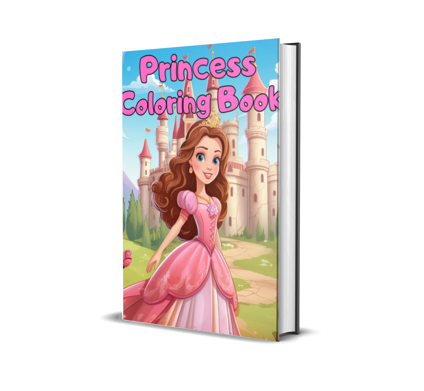 Princess Coloring Pages: A Magical Printable Coloring Book for Kids