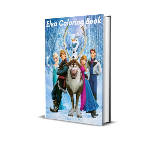Elsa Coloring Book:Magical Pages to Spark Imagination