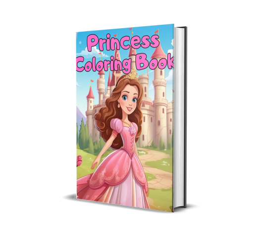 Princess Coloring Pages: A Magical Printable Coloring Book for Kids